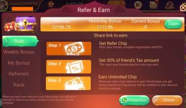 rummy satta referral program